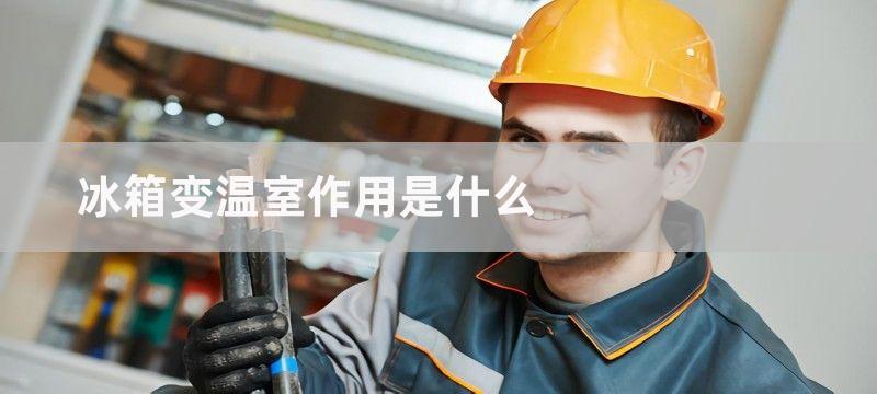 冰箱变温室作用是什么