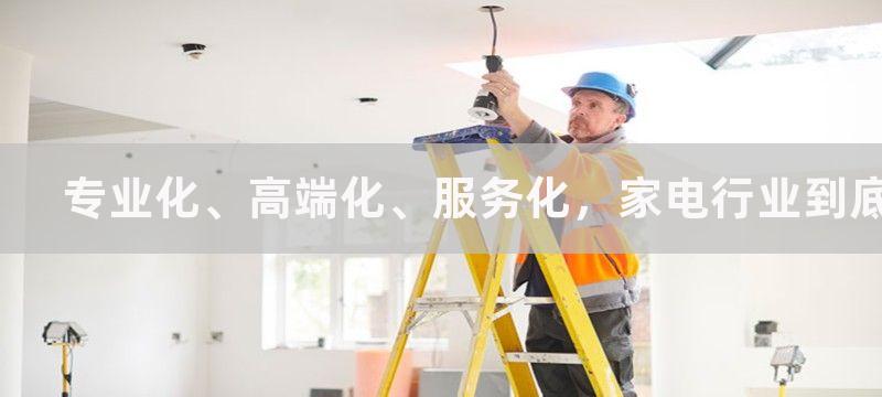 专业化、高端化、服务化，家电行业到底哪里才是出口