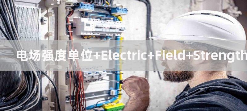 电场强度单位 Electric Field Strength Unit