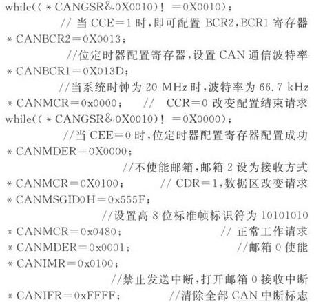 CAN总线通信系统的研究与设计