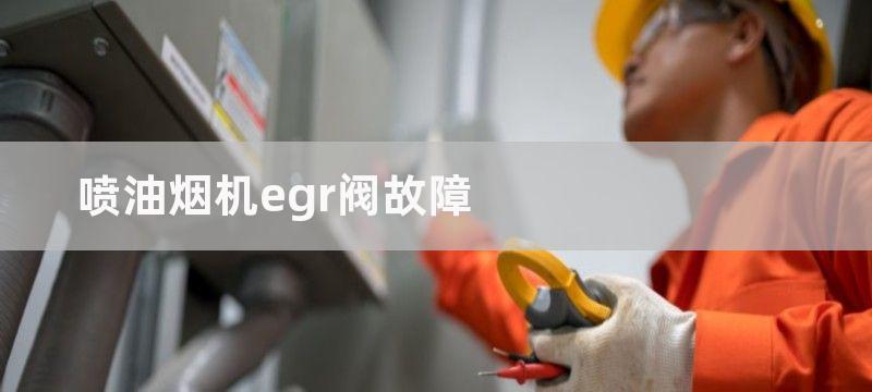 喷油烟机egr阀故障